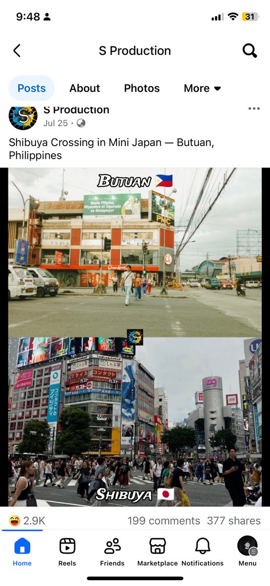 not_alfonso's tweet photo. Low key obsessed w/ this one fb page that keeps comparing butuan to japan skhdjdks 😭 https://t.co/4W2WwS2J39