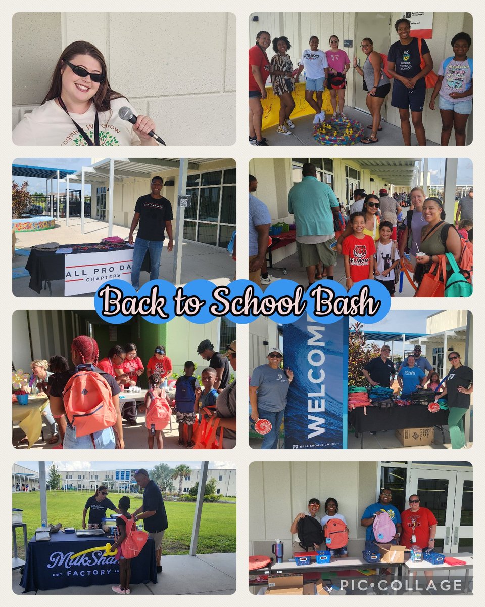 BelmontElement2's tweet photo. 2nd Annual Back to School Bash! Over 300 backpacks given out. Special thanks to all our business partners, families, teachers and scholars! @HillsboroughSch @HCPSCommunity @bellshoals @SuncoastCU @milkshakefactor @Publix https://t.co/hTAsSfD6nt