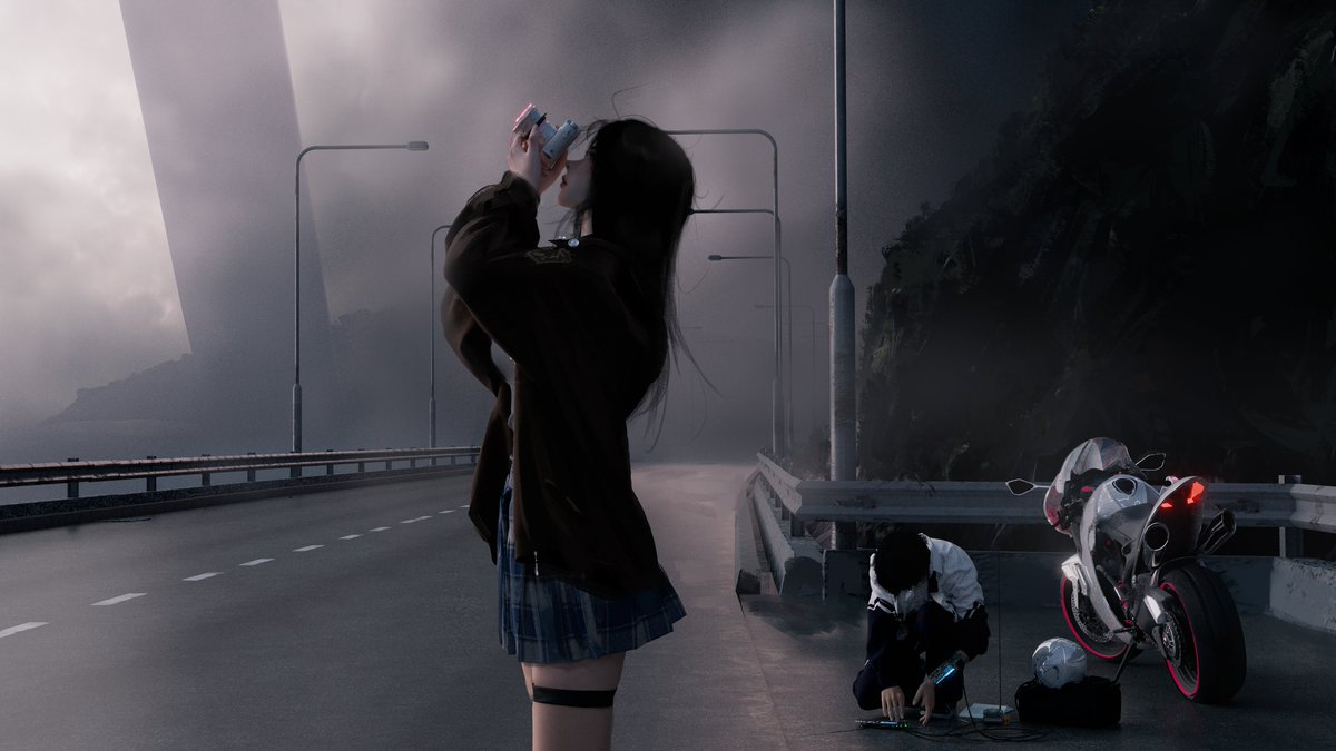 wlopwangling's tweet photo. Adventure!