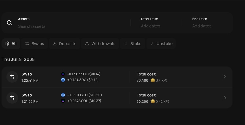 Maleeha (@maleehamahmoud) on Twitter photo Made some swaps today on <a href="/defidotapp/">Defi App 🎩</a>, I'm currently close to 50XP
Get your XP up and get rewarded, stake $HOME, trade, swaps and stay locked in
Defi trading gets better with Defi App. Made some swaps today on <a href="/defidotapp/">Defi App 🎩</a>, I'm currently close to 50XP
Get your XP up and get rewarded, stake $HOME, trade, swaps and stay locked in
Defi trading gets better with Defi App.