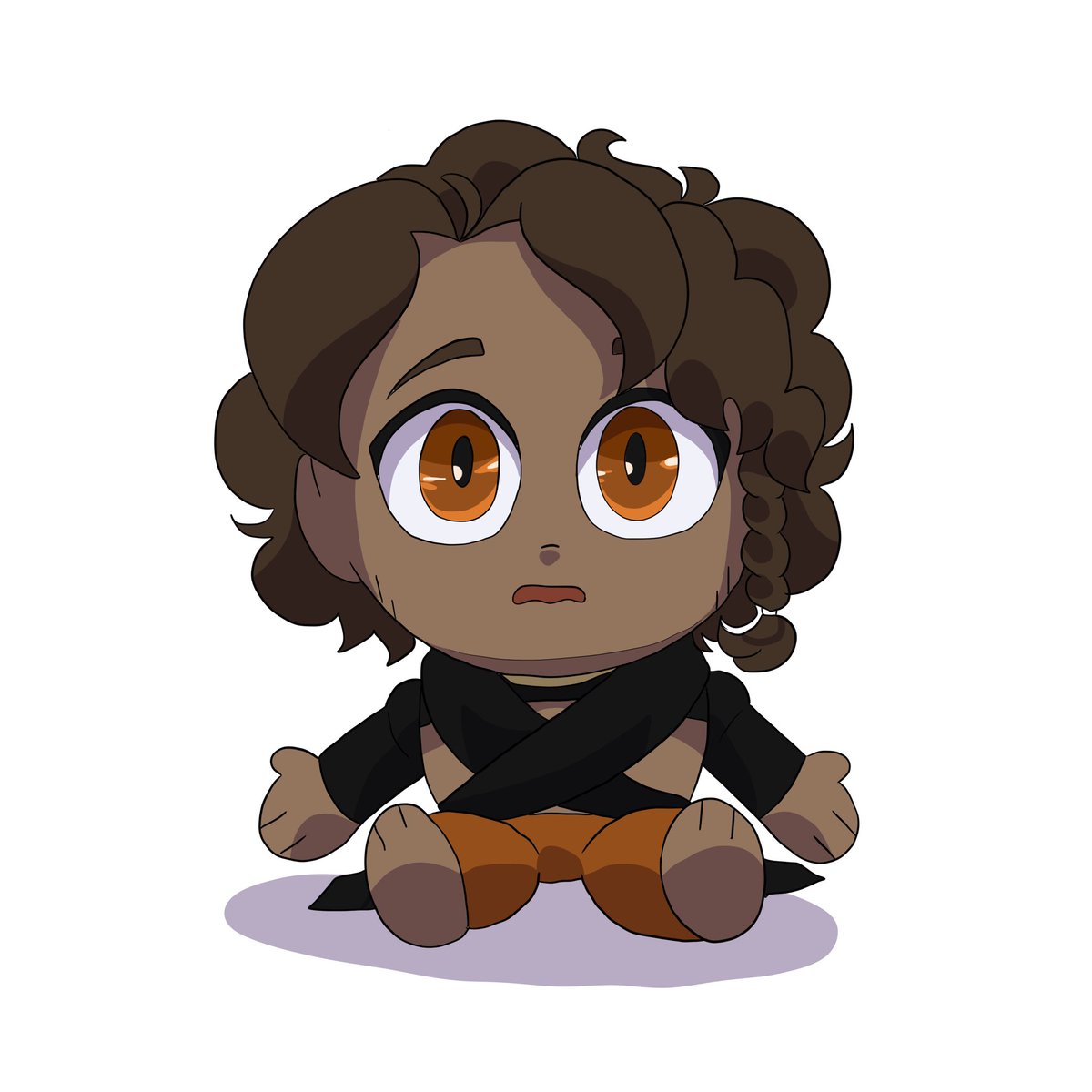 Got really frustrated writing the next draft of the pilot’s script and decided to turn Io and Kage into marketable plushies instead