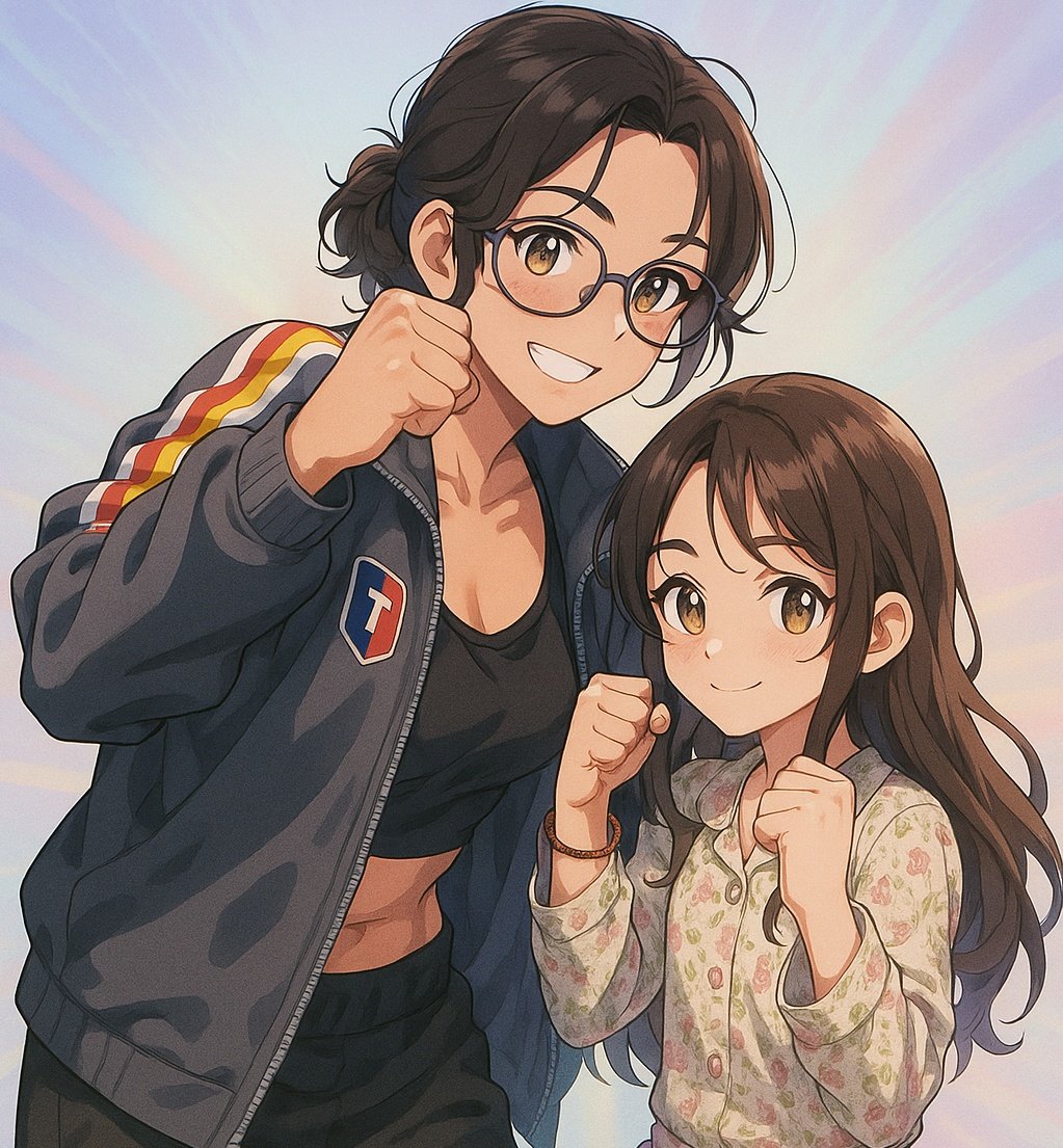 Mi hija avanzó en las eliminatorias para los juegos nacionales. Tras la pelea una niña  10 le llevó flores y se tomaron fotos juntas. El círculo se cierra: antes era la niña que admiraba a las mayores, y ahora le toca pasar la inspiración a otras niñas. Sin inclusión forzada. 🥊