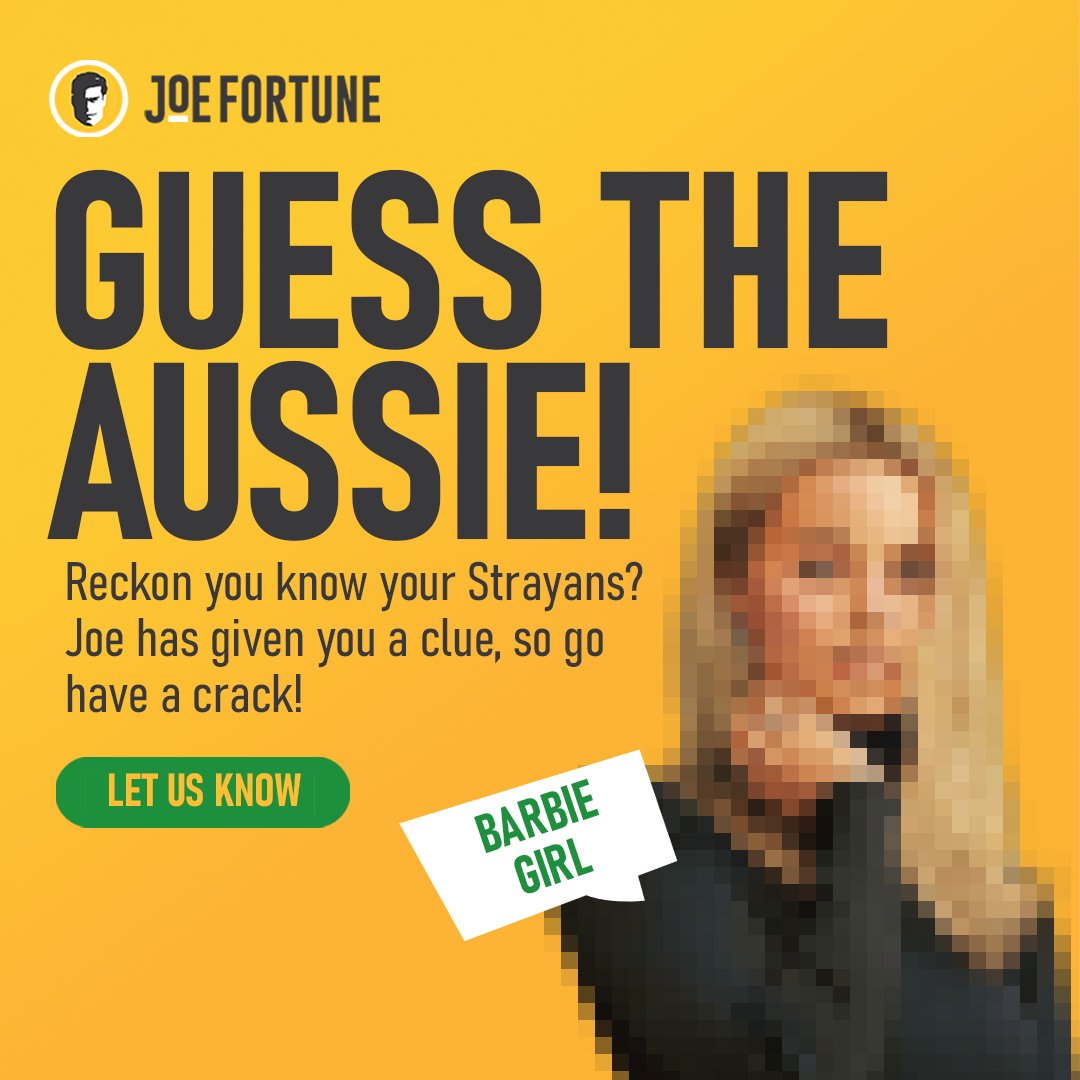 You know the rules mate, AUSSIE RULES! Guess that Aussie! 🇦🇺

No cheating! 👀