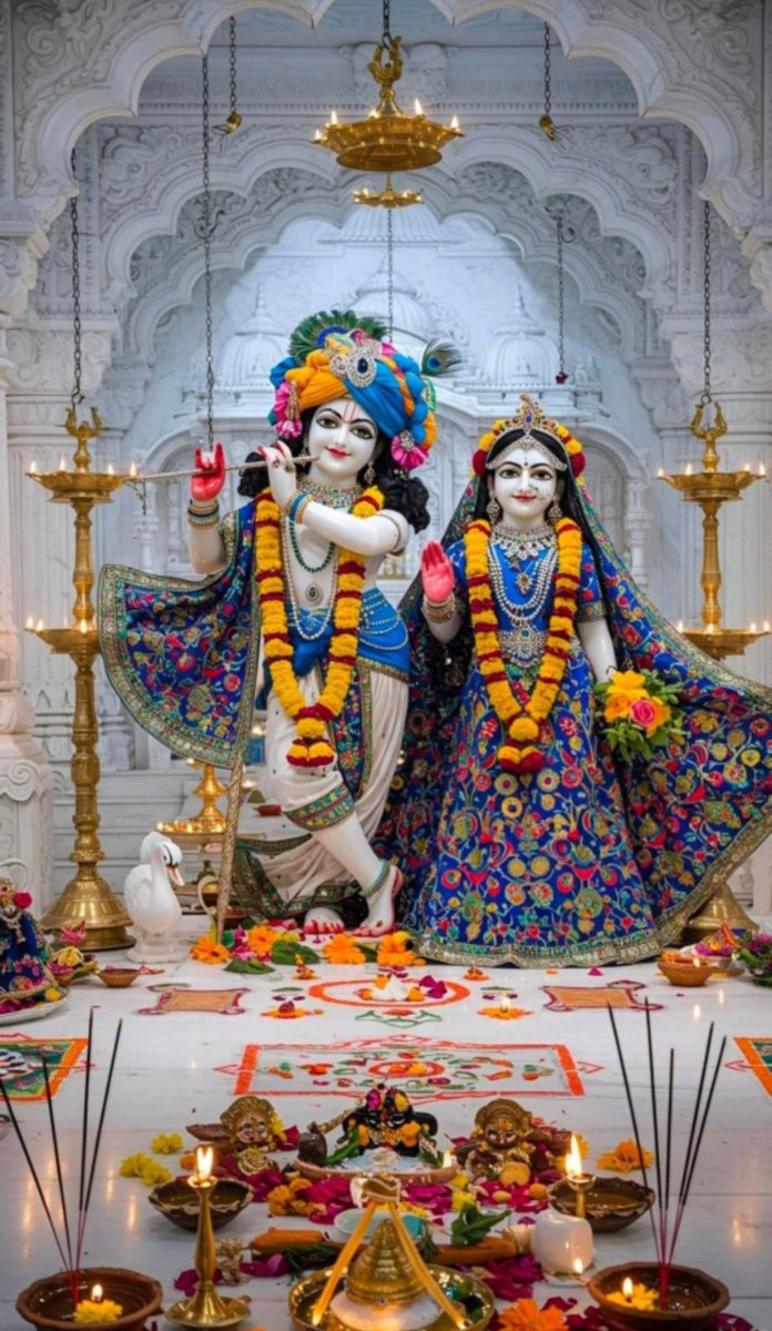 "हरे कृष्ण 🙏🌿♥️🪔🍁
