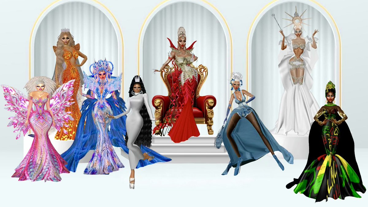 JasonsDragRace's tweet photo. 👑: #MamaJay, @PowerPussD, @ladydianaaids, @MetaMorphDaDoll, @itsvenusdemilo, @BlondaBridoux, @SmidgeDaBuse, and @KitanaBijou 
🎟️: “The Winner’s Circle”

@JasonsDragRace’s inaugural #JaConUK invites fans into the #QueendomOfBooths, featuring each Queen of the #WinnersCircle! Visit https://t.co/w1I5XZHlqL for more prices. 🏰