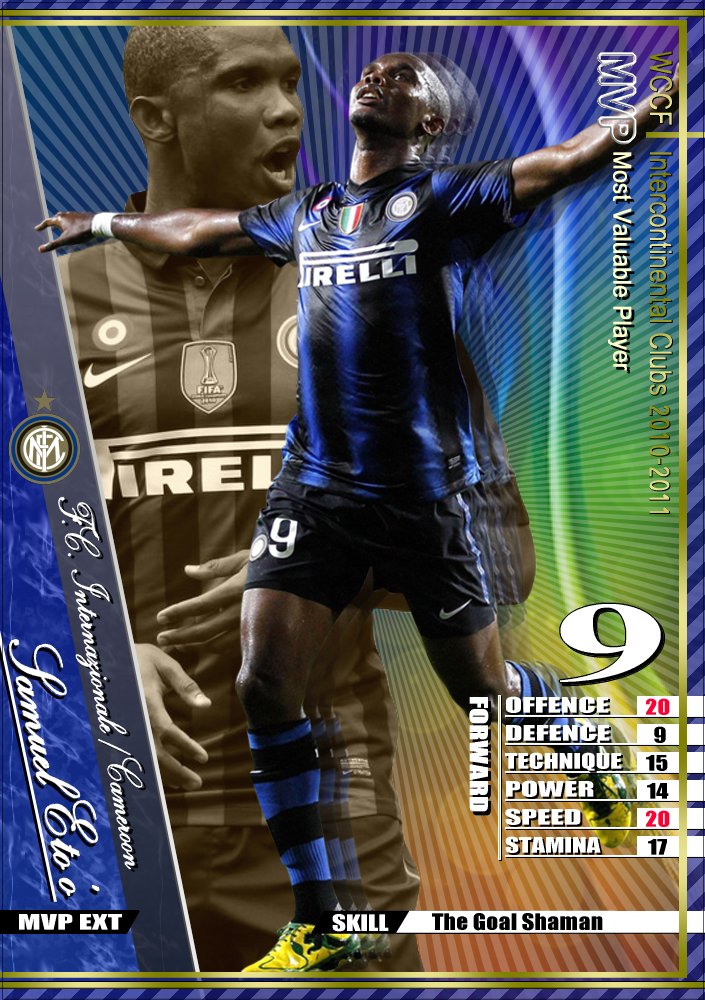 サミュエル・エトー Samuel Eto'o #WCCF #WCCFオリカ #ORICA #WCCF復活