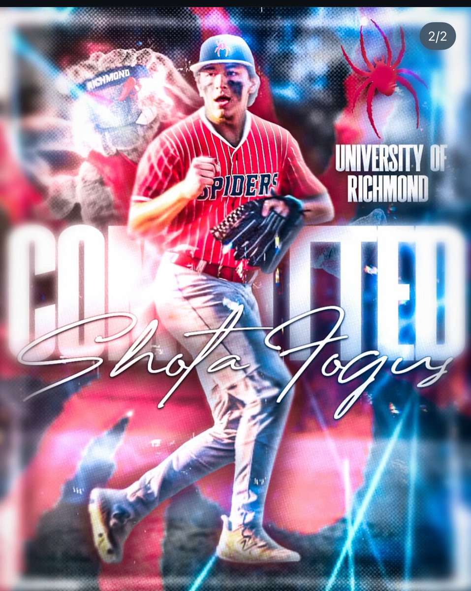 Congrats to our 2026 RHP @shota_fogus on his commitment to @spiderbaseball!
.
.
Big season ahead! Great job Shota!!