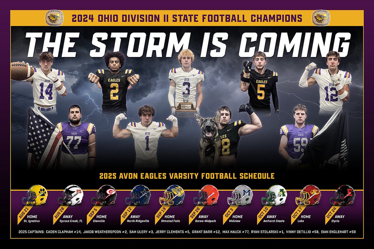 2025 Captains Calendar!  🇺🇸🏈🦅#ItsA…