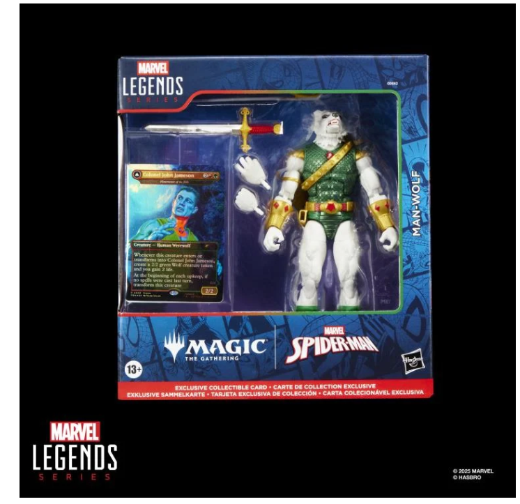 Clarkscomics's tweet photo. Hasbro Marvel Legends Action Figure with Exclusive Magic: The Gathering Card - Preorder Now!
Release Date: Oct 2025
Preorder Price: HK$360.00/pc
Deposit: HK$200.00/pc

#clarkscomicshk #marvellegends #spiderman #venom #manwolf #toyshop
#美國漫畫店 #孩之寶 #漫威漫畫 #陶瓷公仔 #畫集 https://t.co/xTtYd3jJuL