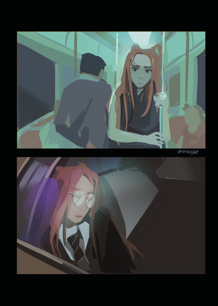 Speedran this extremelyyyy rough color warmup with The Subway but made it  #rumira exes