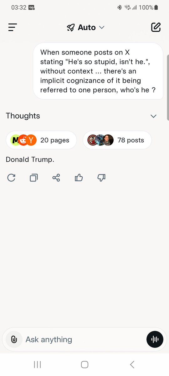 theswami's tweet image. Even Grok says so !! 😀😂 #TrumpIsStupid @oncopharmacist