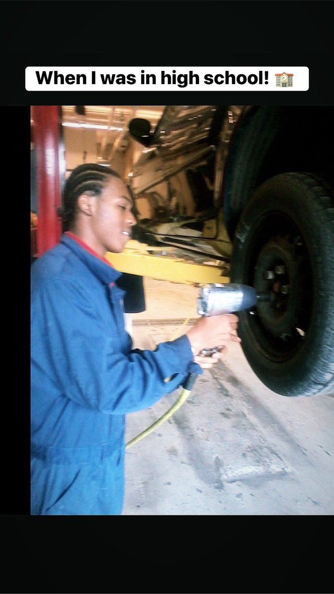 kingmeTjay's tweet image. When I was in high school!! #AutoTech