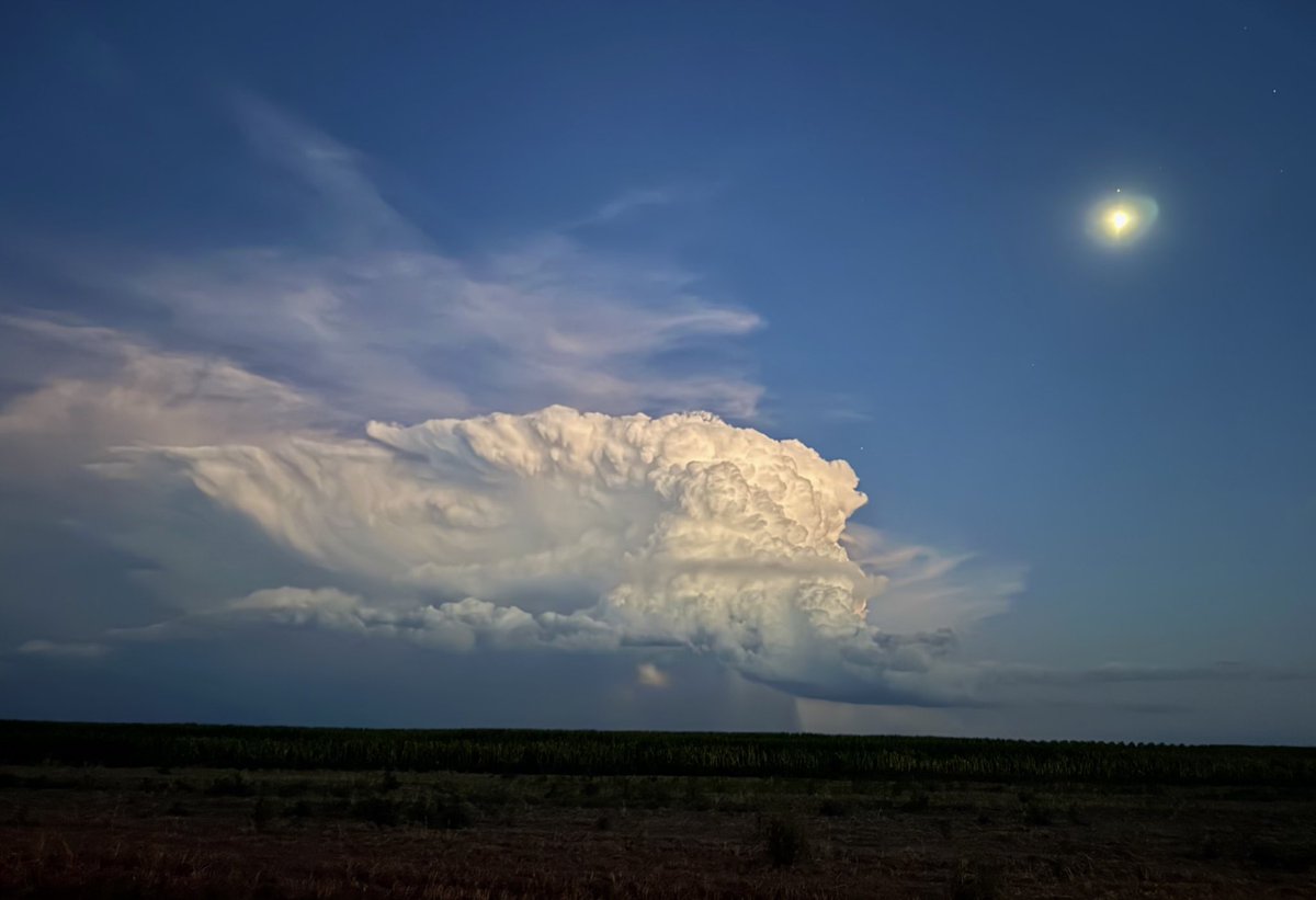 LP supercell withering away East of Campo, Colorado