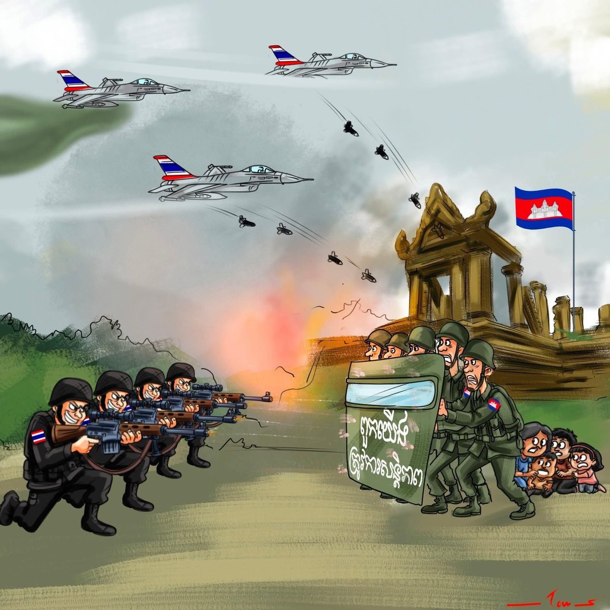 89_firefly's tweet photo. RESPECT CEASEFIRE AGREEMENT 

#CambodiaNeedPeace
#ReleaseCambodiaSoldiers https://t.co/fgcy8ibcH6