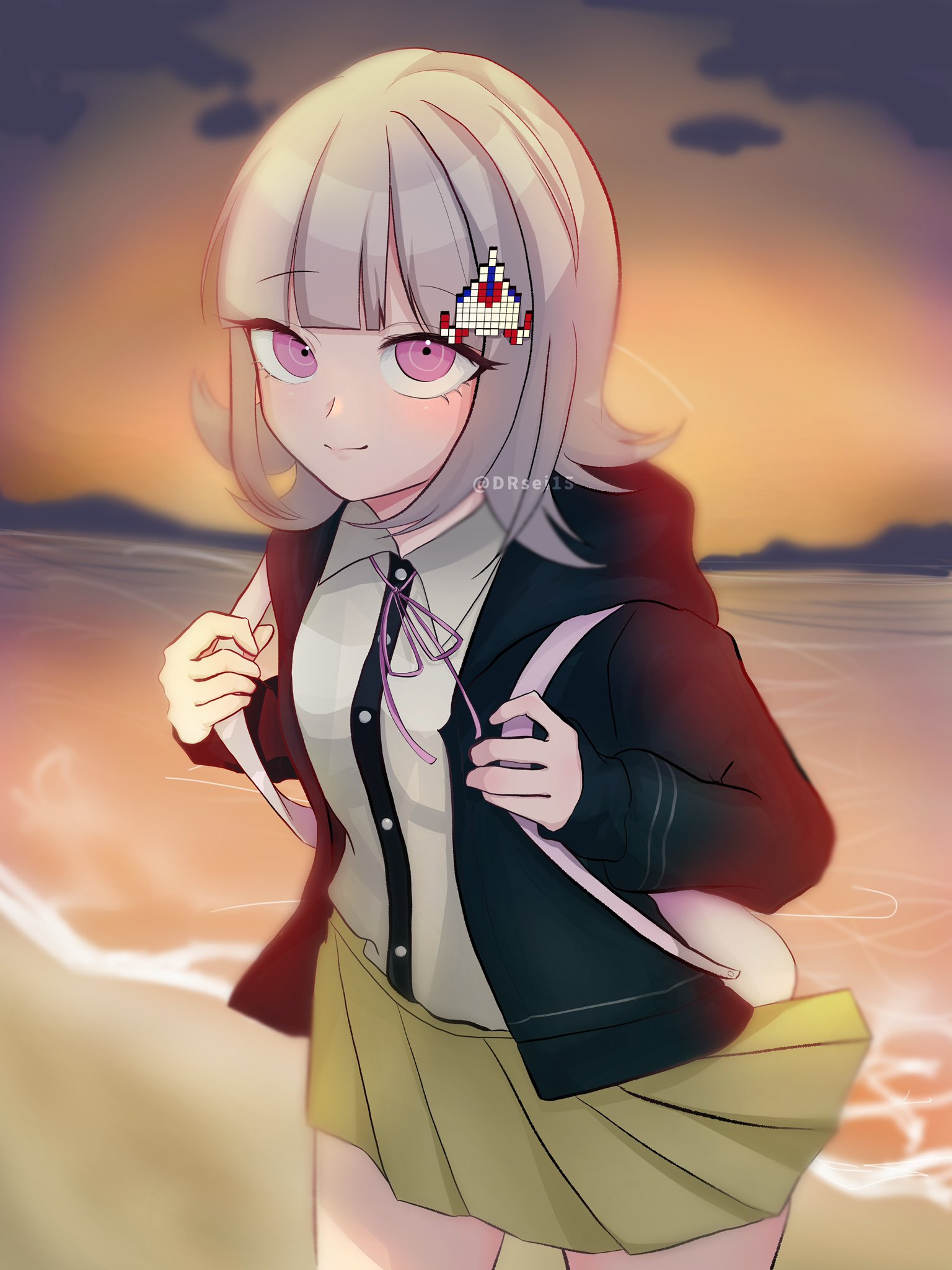 ダンガンロンパ 七海千秋 ダンガンロンパシリーズ - 描き起こし 七海千秋 Art by さくしゃ