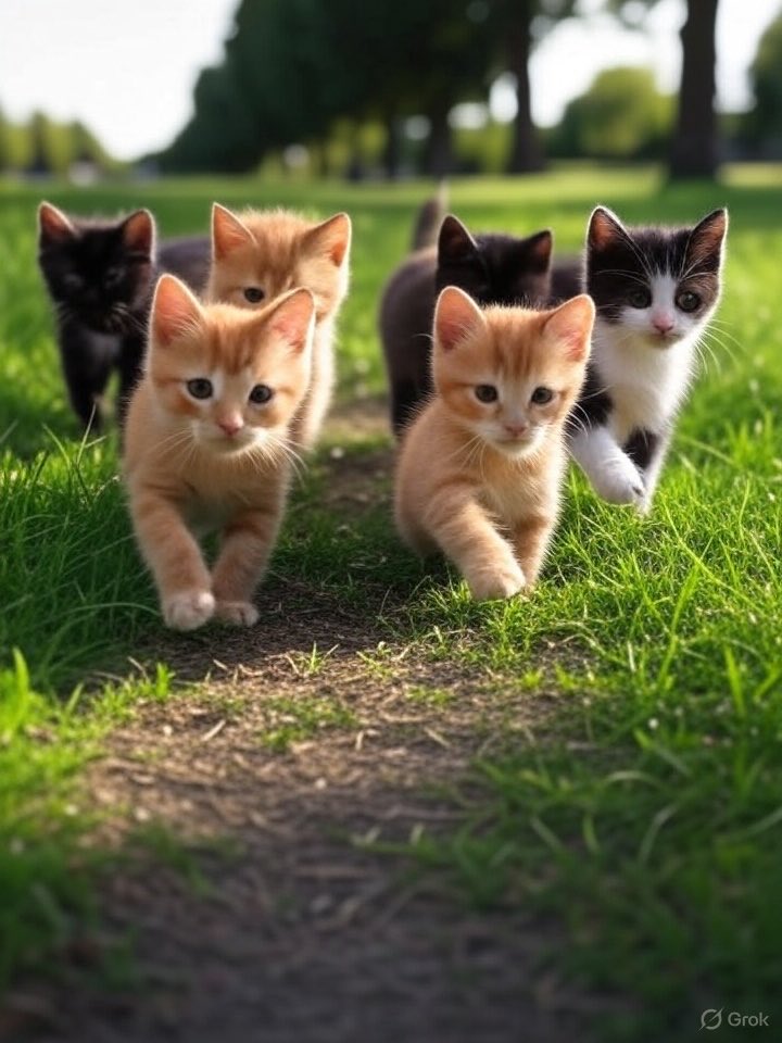 What would you do if this gang blocks your path ? 
#pawsandclaws