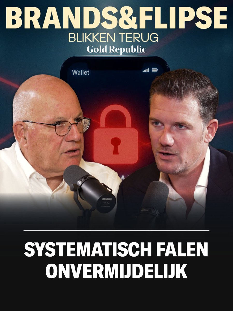 GoldRepublic's tweet photo. In de nieuwste aflevering van Brands & Flipse Blikken Terug duiken de mannen diep in het structurele falen van ons mondiale financiΓ«le systeem. Waarom zijn 1600 miljard aan Nederlandse pensioengelden ineens βspeelgeldβ voor Brussel? Welke gevolgen heeft een Europese oorlogseconomie voor je portemonnee? En hoe bescherm je je vermogen tegen een tsunami van regelgeving?
Bekijk de aflevering nu!
@BartBrands1982 @abflipse
