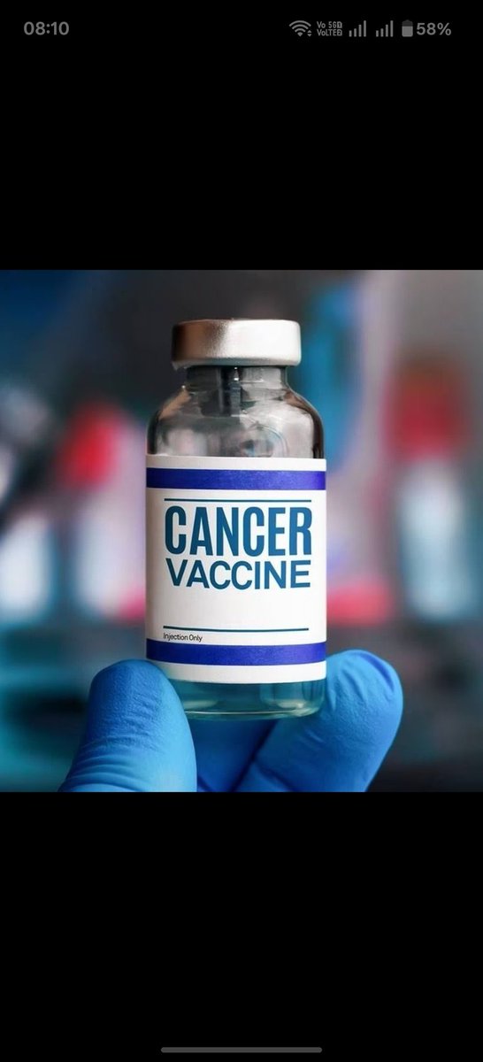 Suna ha Russia Ne Cancer Vaccine Bna Li hai.
Ab bhut se logo ko cancer se mukti mil skti hai 
#Vaccines #fightcancer