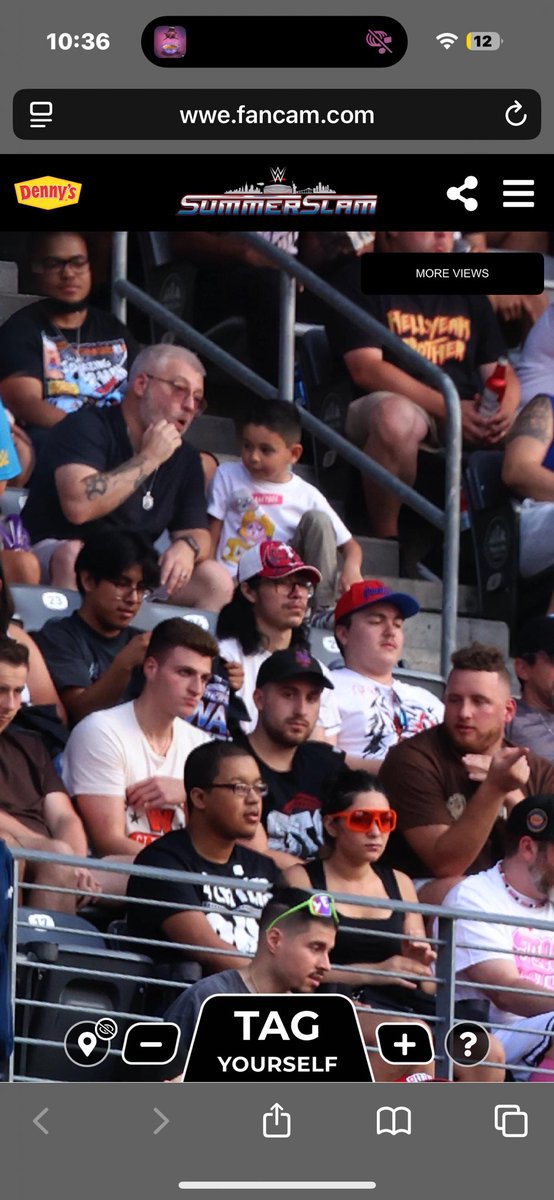 i’m on the fancam!! is my <a href="/reymysterio/">♛Rey Mysterio❔</a> hat fire or what?