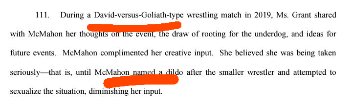 sistertonin's tweet photo. remember when vince mcmahon made sex toys of his black male talent and specifically made one of one of brock lesnar's opponents. (most likely kofi) to diminish janel specifically? cause i do!

i never fucking forgot! https://t.co/rgC0FxtQfI