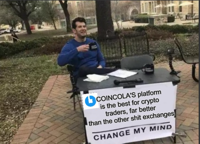 Ademike011's tweet photo. @CoinCola_Global my two submissions, love coincola😁📷#CoinColaMemeContest #CryptoMeme #WinWithCoinCola
@paul_rabbering
@sanoreofficial
@marktuitert https://t.co/eh5y7p7OIP