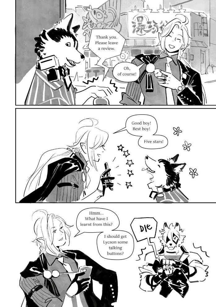 the dog in this relationship 4/22 - i am too lazy to jpg the rest but you can read the whole story here ko-fi.com/s/160c5a0749 it is free. pls dont buy me coffee. buy my original comic this oct instead. ty and pls rmb to vote for who u think is the dog