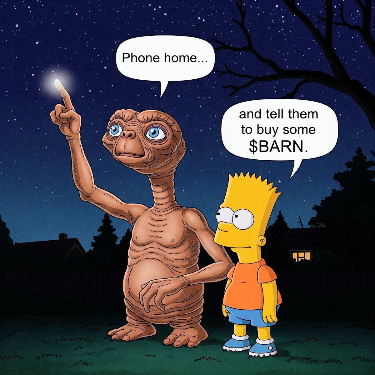 kikxanity's tweet photo. @MoonOverlord Forget burgers. 🍔
If they don’t know what Crypto $Barn is…
They’re not hired. 👀
#BARN #SimpsonsAlpha $ETH https://t.co/6JVhQvTrWC