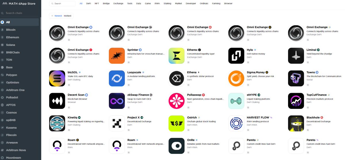 MathWallet Korea (@mathwallet_kr) on Twitter photo 🔥최신 등록된 dApp
MATH dApp 스토어: mathdapp.store
<a href="/liminalmoney/">Liminal</a> <a href="/LoopscaleLabs/">Loopscale</a> <a href="/ethena_labs/">Ethena Labs</a> <a href="/TownsProtocol/">Towns Protocol</a>
$MATH 🔥최신 등록된 dApp
MATH dApp 스토어: mathdapp.store
<a href="/liminalmoney/">Liminal</a> <a href="/LoopscaleLabs/">Loopscale</a> <a href="/ethena_labs/">Ethena Labs</a> <a href="/TownsProtocol/">Towns Protocol</a>
$MATH