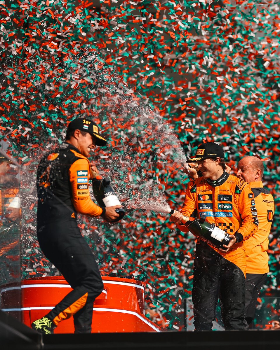 200 Grand Prix wins — no small feat.

This duo made it look easy, but they are not slowing down anytime soon.
McLaren is built to race, built to win 🧡🏁