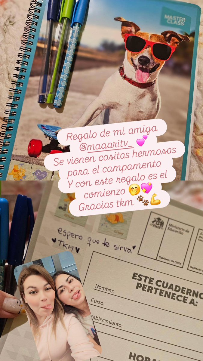 Este es el comienzo de un sueño que tengo hacen meses,Todo comienza con este cuaderno que me regalo mi amiguita hermosa @maaaritv_ conocerte en las jornadas a sido lo mejor, En este cuaderno se escribirán muchos cambios de vidas para mis niños y niñas del campamento 💕