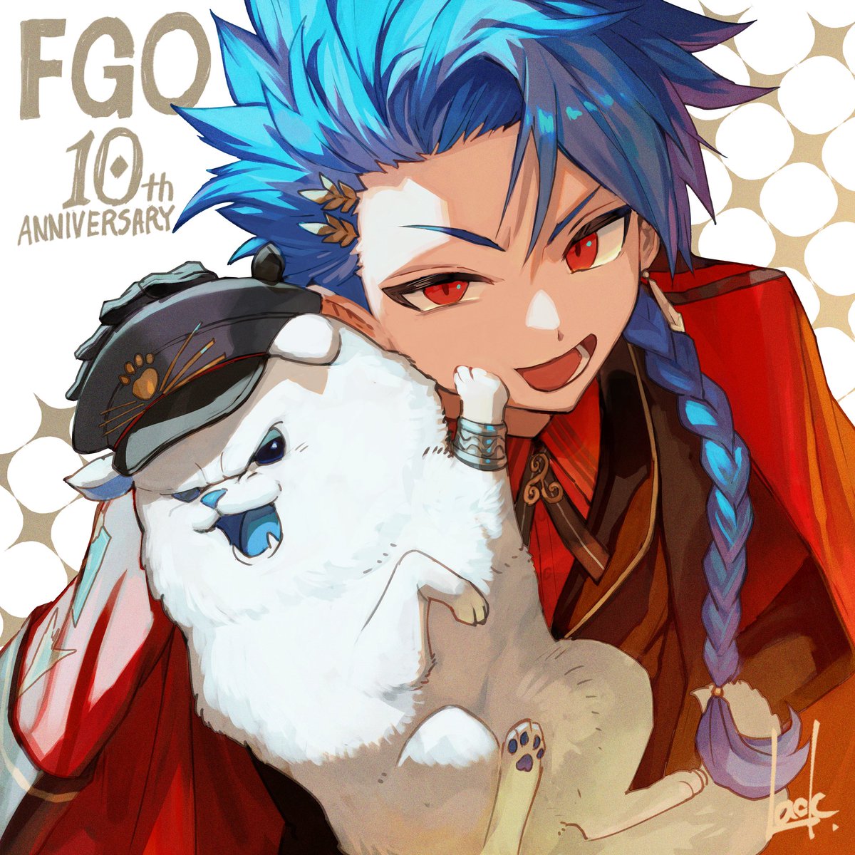 FGO10周年おめでとうございます　祝装セタンタ！
#FGO10周年 #FGO10周年メッセージ #FGO