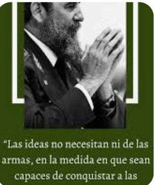 Con sus ideas conquistó a las masas que le siguieron en todos los combates. 
#100AñosConFidel
#FidelPorSiempre