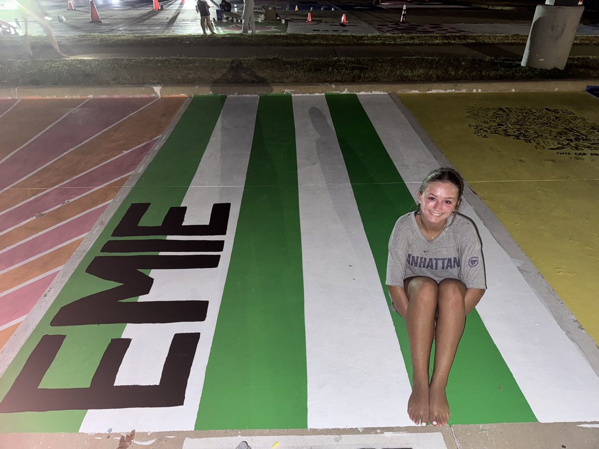 Senior year festivities begin with Paint-A-Slot!! Fun weekend with Emie.