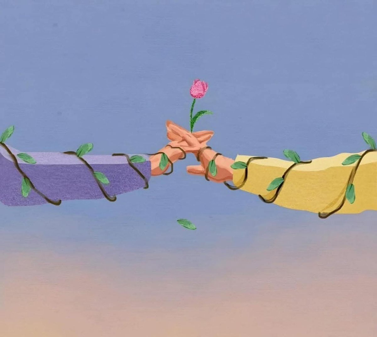 A person blooms with the right one.✨♥️