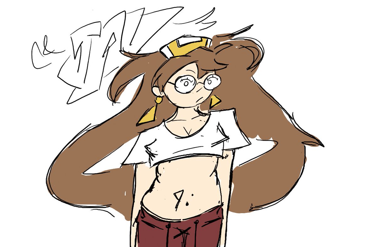 shes a lil squished but im tired and just wanted to draw chubby jam enjoy