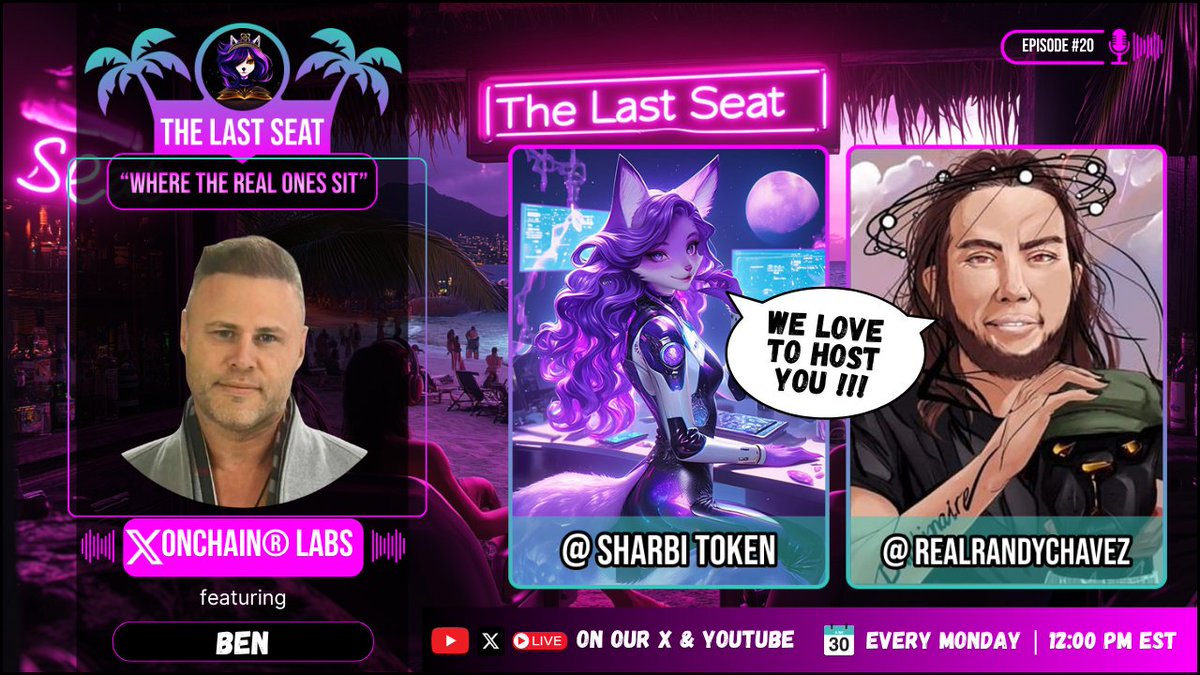 THE LAST SEAT #20 GOES LIVE TOMORROW🎙️💥
🎤<a href="/RealRandyChavez/">Randy Chavez ⭕</a>  &amp;  <a href="/alldldupcrypto/">Alldldupcrypto</a>

🤖 SPECIAL GUEST @OnchainEU 
📅 AUG 4 | 🕛 12:30 PM EST

     📍 Set your alarms ⏰ &amp; bring the energy ⚡

             Where the REAL ONES  pull up 🪑🔥💯
