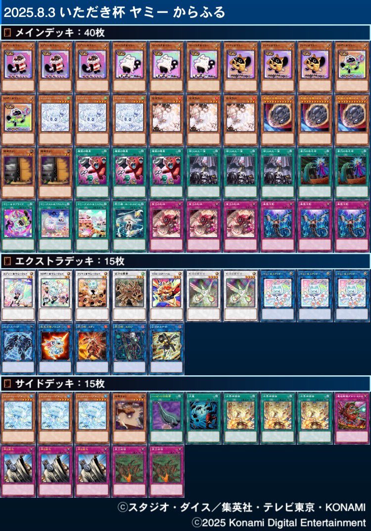 ヤミー 優勝・入賞デッキ まとめ | 決闘者のTCGサイト