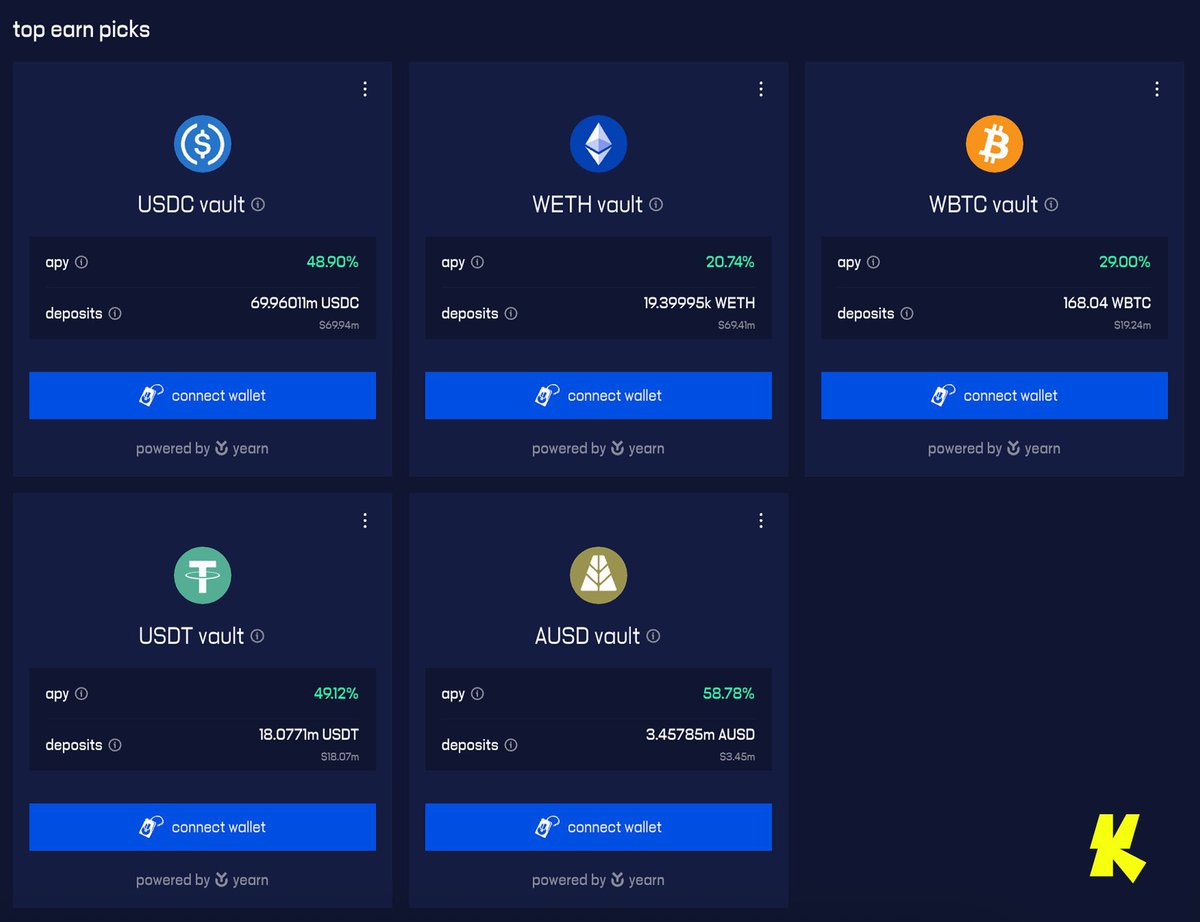 最近刷推的时候，看到一个国外的 DeFi 博主在聊 Katana，说是一个还没TGE 就敢给 USDT/USDC 高达 48% 年利率的项目，条件是要锁到 2026 年前。虽然听上去有点疯，但我确实被勾起了兴趣，顺手也翻了翻 Lombard 以前发过的内容，发现他们和 Katana 关系不浅！

简单说，这不只是又一个 BTC