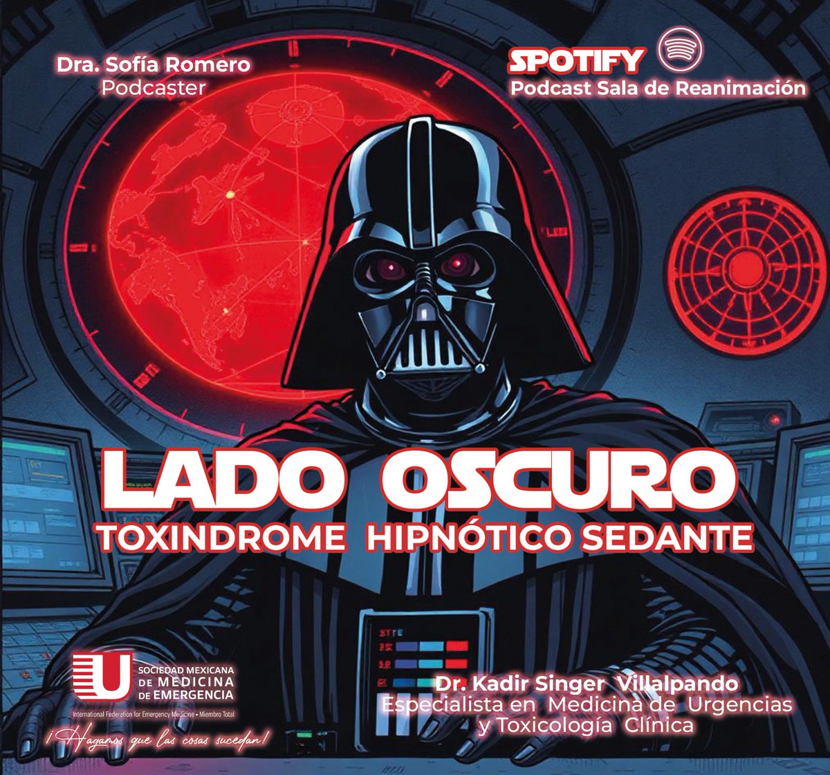 Nuevo episodio | #SalaDeReanimacion
 El lado oscuro del Toxidrome Hipnótico-Sedante
Dra. <a href="/Berrysophie/">Sophie Romero</a>  y  Dr. Kadir Singer,  revelan cómo detectar al enemigo oculto y usar la naloxona como sable de luz clínico.
🎧 Únete a la Resistencia en Spotify
#SMME #EmergencyMedicine