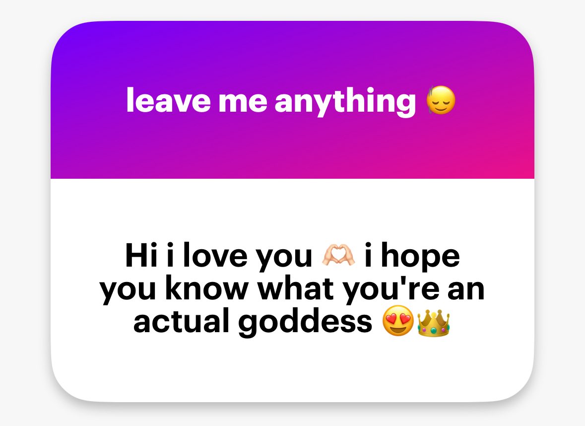 STOP IT THANK YOU ILY 🥺🥺🥺 whaaaaaatt