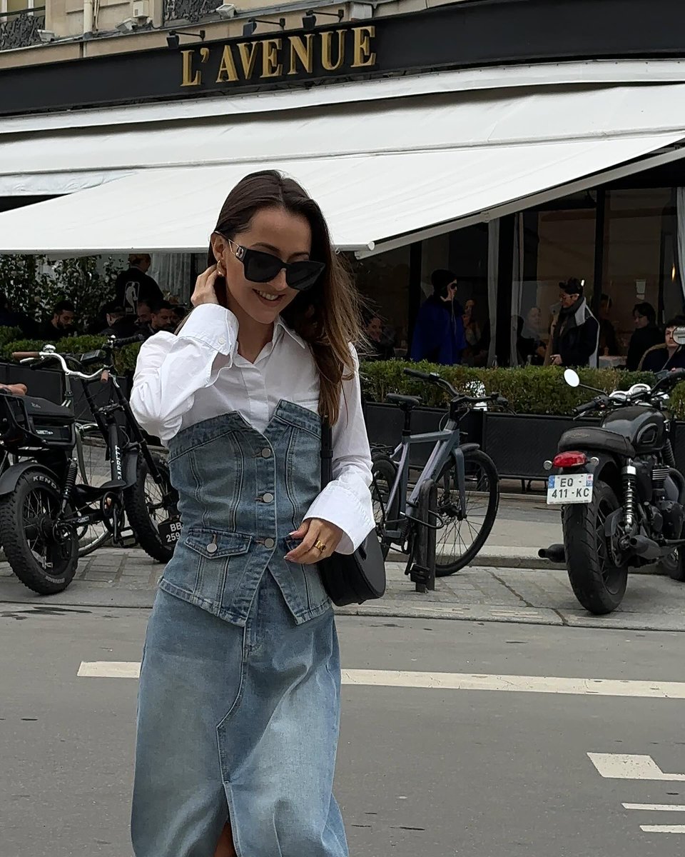 Calebthuva's tweet image. From street to chic – all in denim.