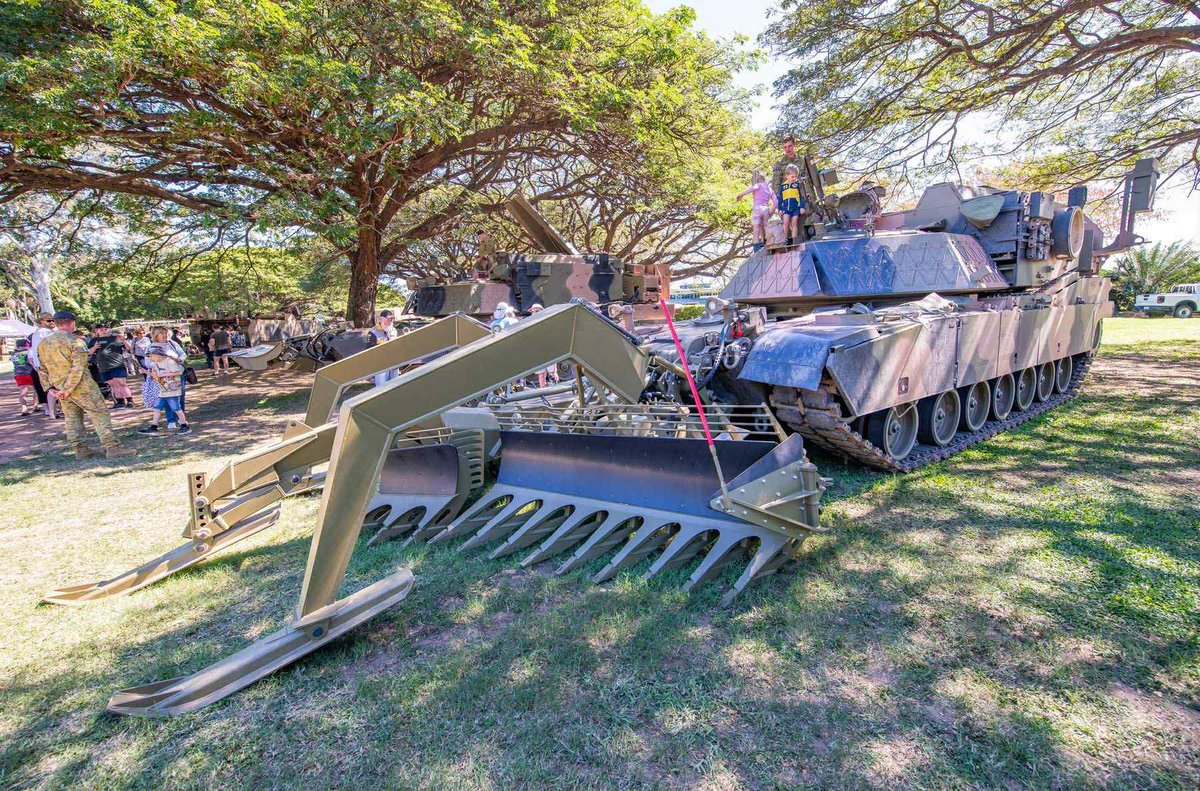 M1150 Breachers land in Townsville.