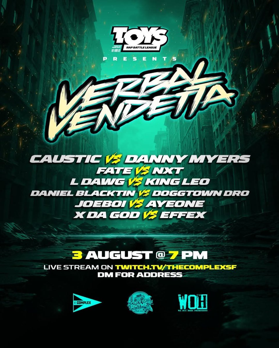 NXT vs Fate tonight! Tune in to this stream⬇️⬇️⬇️
twitch.tv/thecomplexsf