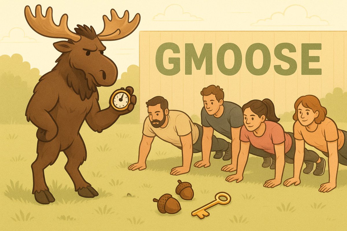 Itzabhi0's tweet photo. @DataHaven_xyz Rise & push with the Moose ๐ซ
No gym. Just grit, keys & acron on the ground.
@RyanJLevy @Sabrinadegas @real_NFT
@AlexDiNunzio @DoubleARon2048
@MayBCryptoWhale
#DataHaven #GMOOSE #TrainDifferent #KeyToStrength ๐ https://t.co/NXQgVrBHkY