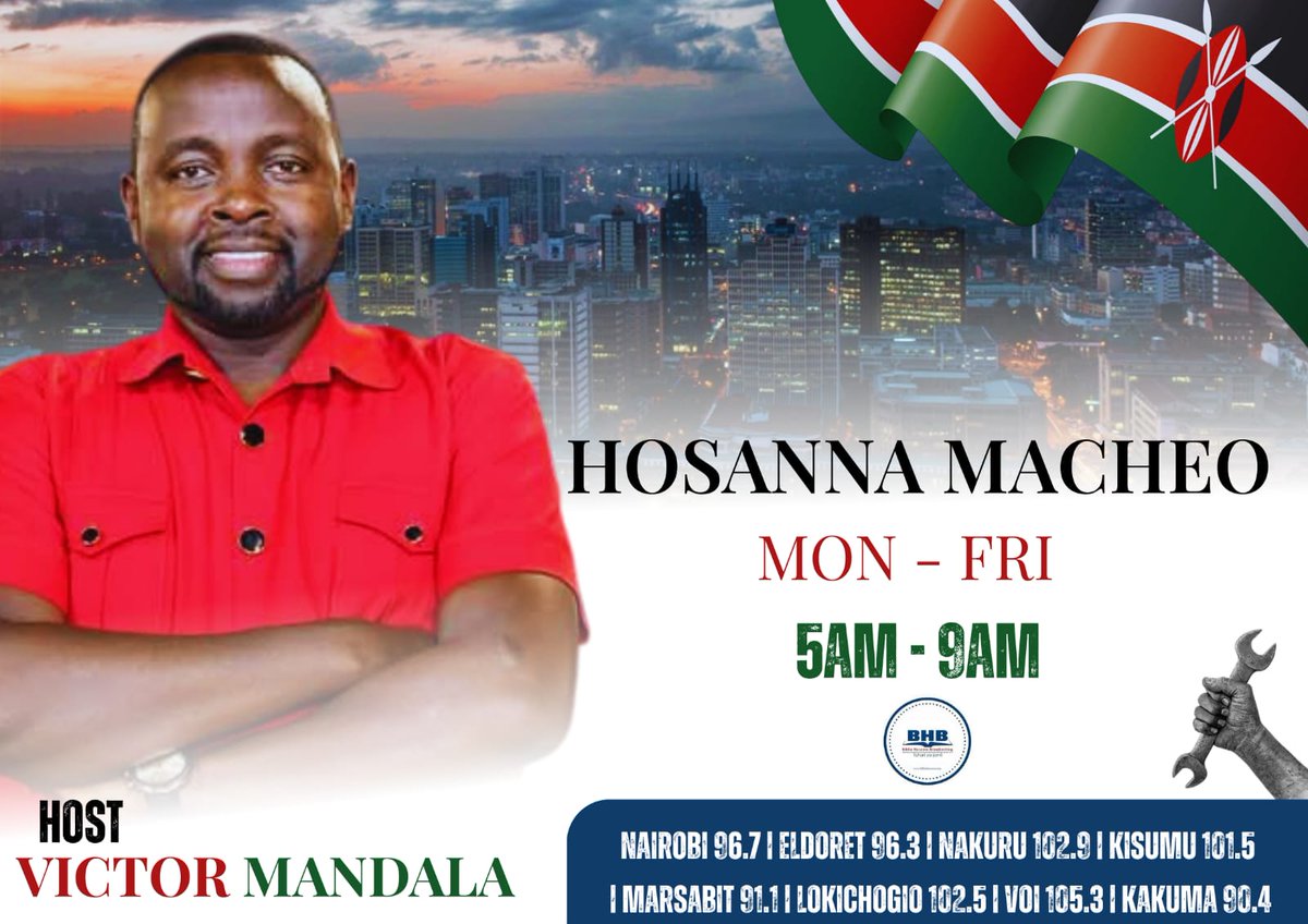 Victor Mandala (@victormandalamc) on Twitter photo HOSSANA MACHEO:-
Happy New week, Ulinzi wa Mungu uwe juu yako wiki hii na mwezi huu katika jina la Yesu
Isaya 26:3
Utamlinda yeye ambaye moyo wake umekutegemea Katika amani kamilifu, kwa kuwa anakutumaini
youtube.com/watch?v=J0sByA…
#Hossanamacheo <a href="/BHusema/">Biblia Husema 96.7fm</a> @VictoMandalaMC #Himizo HOSSANA MACHEO:-
Happy New week, Ulinzi wa Mungu uwe juu yako wiki hii na mwezi huu katika jina la Yesu
Isaya 26:3
Utamlinda yeye ambaye moyo wake umekutegemea Katika amani kamilifu, kwa kuwa anakutumaini
youtube.com/watch?v=J0sByA…
#Hossanamacheo <a href="/BHusema/">Biblia Husema 96.7fm</a> @VictoMandalaMC #Himizo