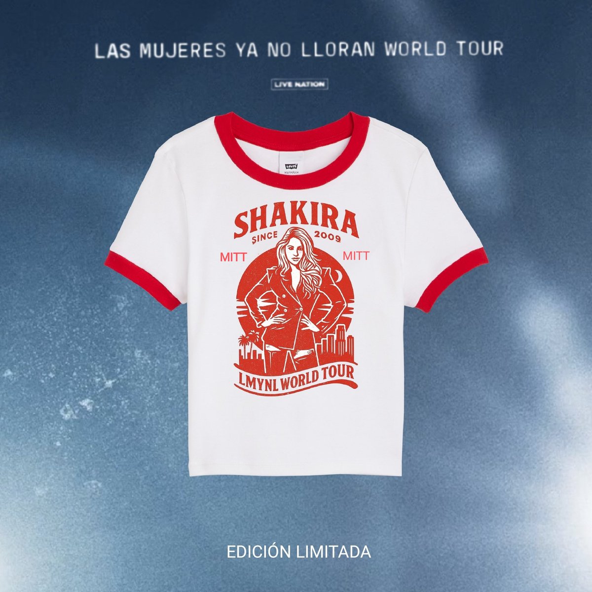 SomosShakiFans's tweet image. T-shirt #MITT edicion limitada. 💋