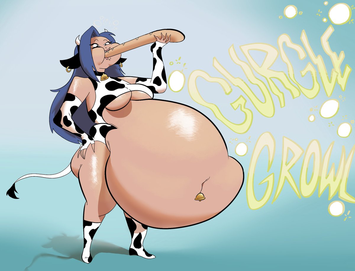 Crystal stuffing her self silly