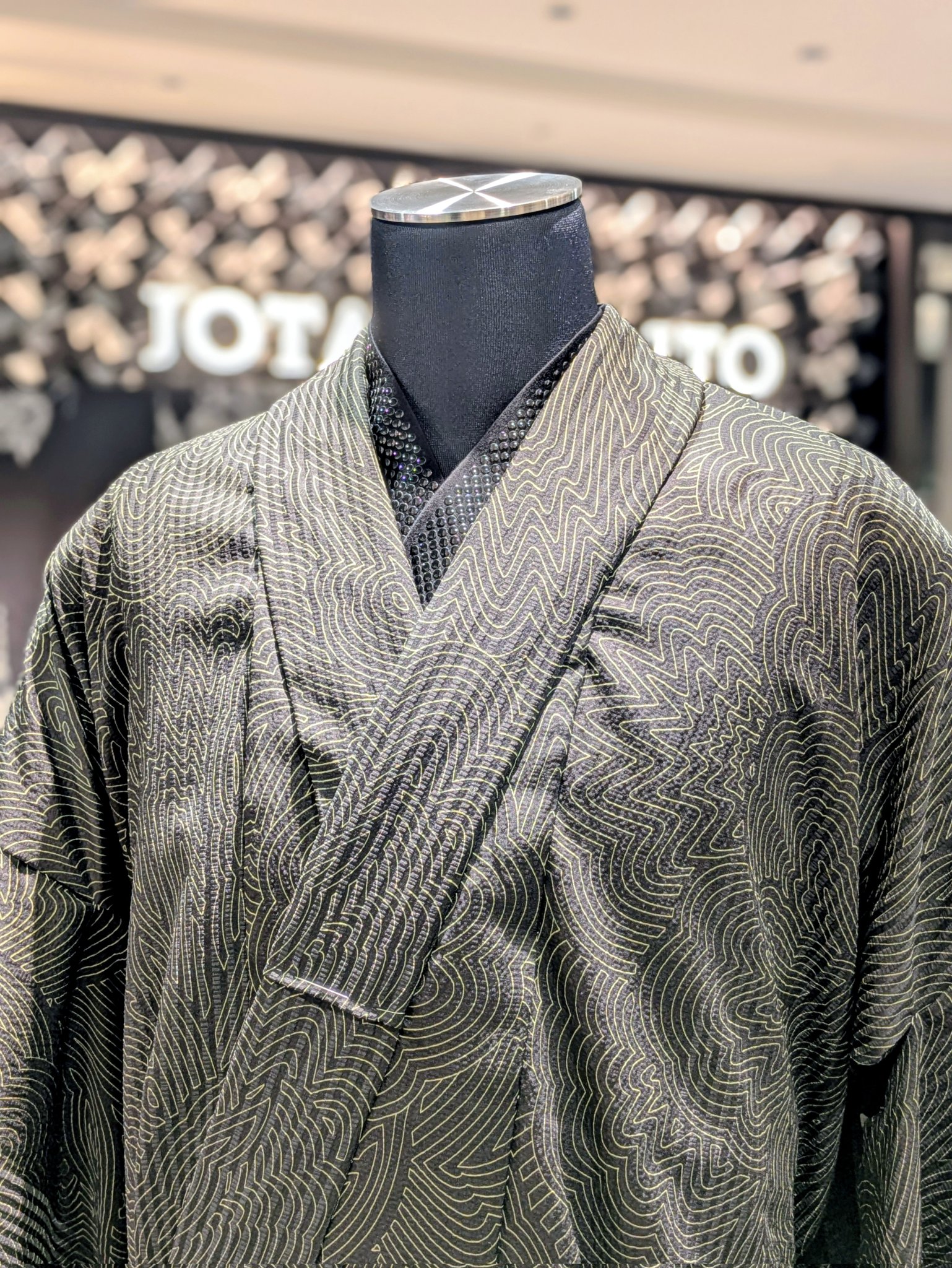 JOTARO SAITO ラメニットの半衿　美品 半衿 JOTARO SAITO