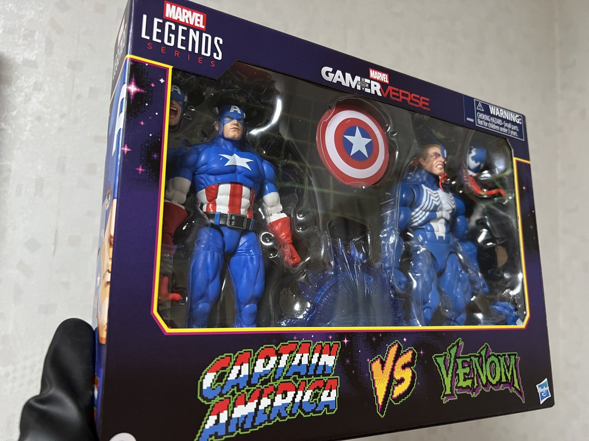 マーベルレジェンド ゲーマーバース キャプテンアメリカVSヴェノム 