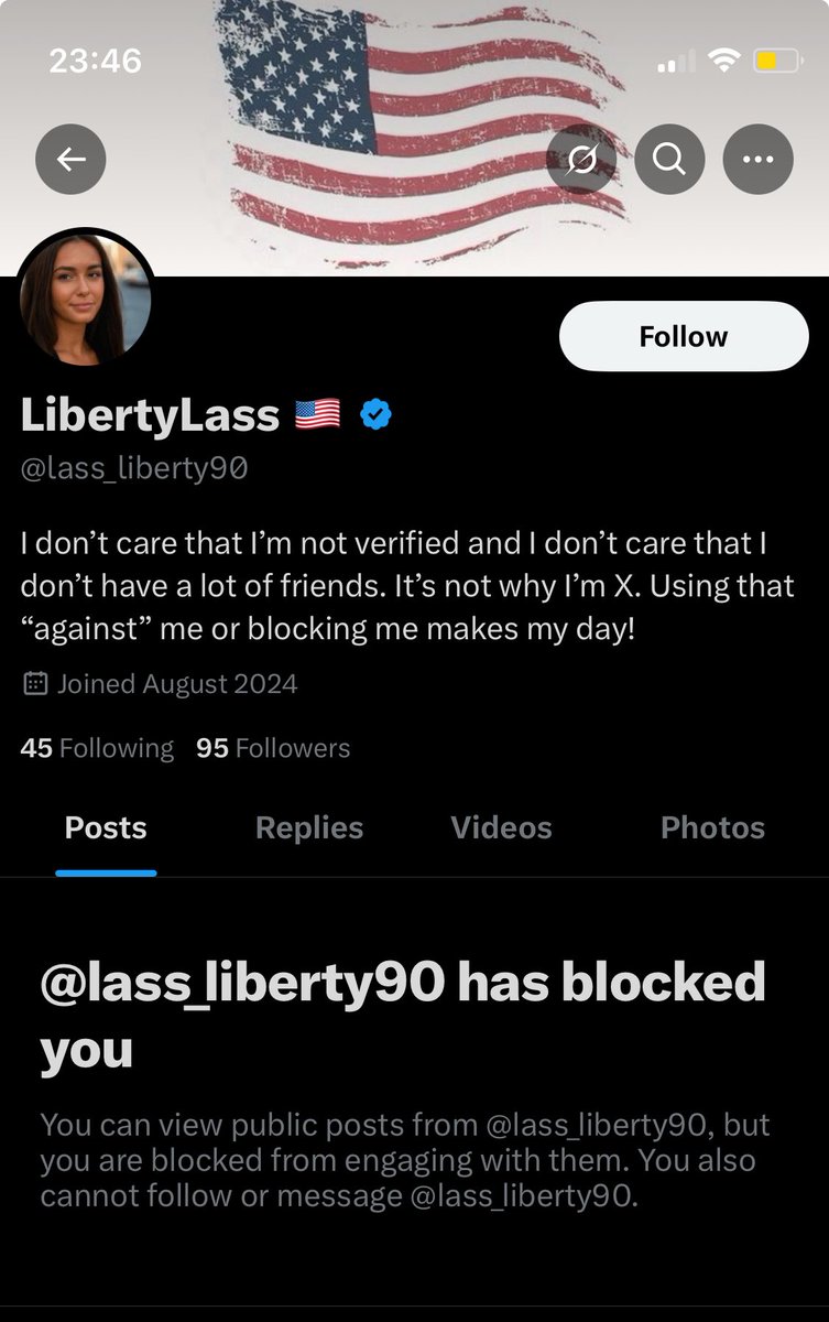 Asks a question and then blocks me 😆 

Typical.